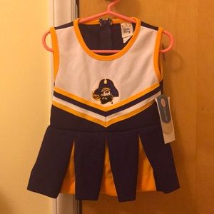Infant girl’s ECU cheerleading dress
